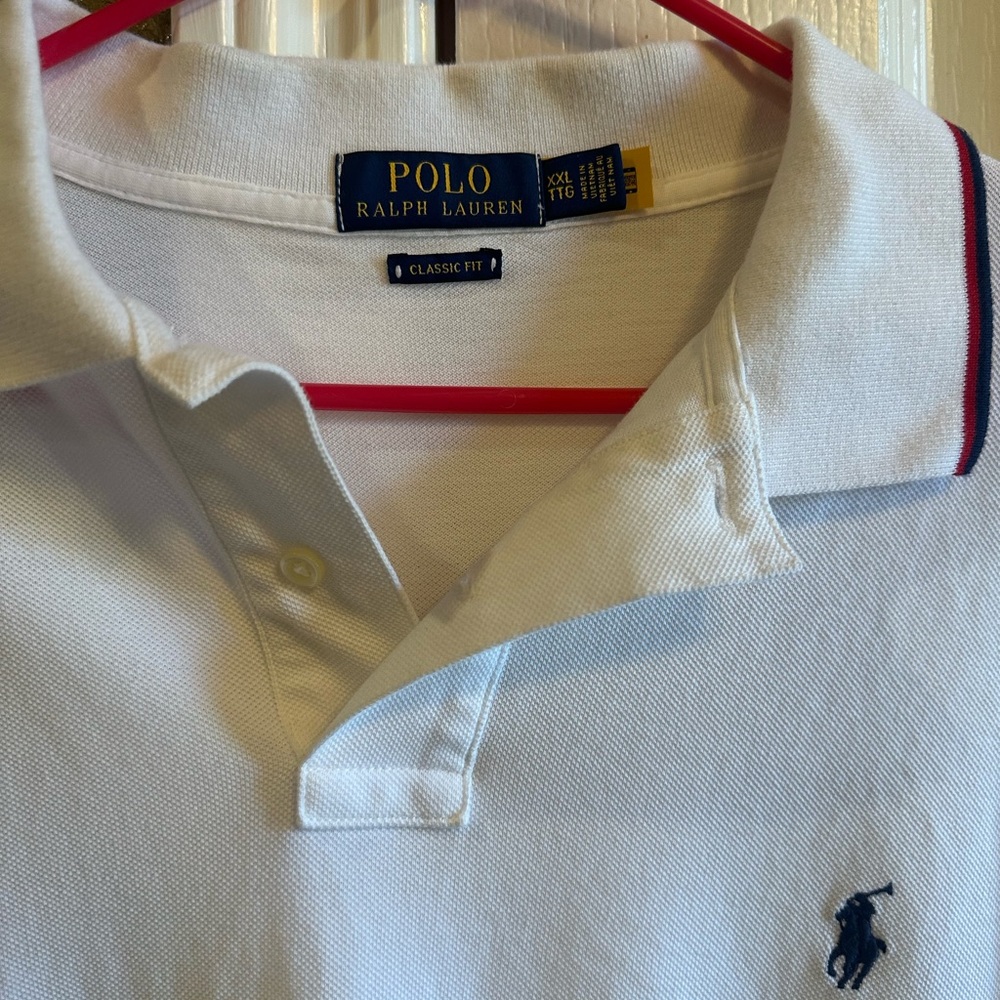 Polo Ralph Lauren White Polo Shirt
